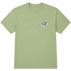 Hilton Head Awesome Script Turtle T-Shirt