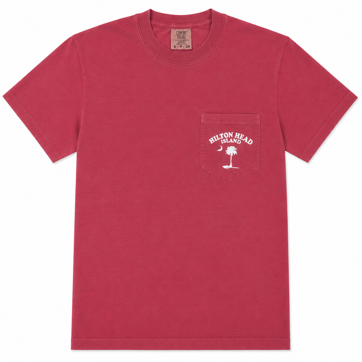 Hilton Head Pennyworth Palm & Moon Pocket T-Shirt