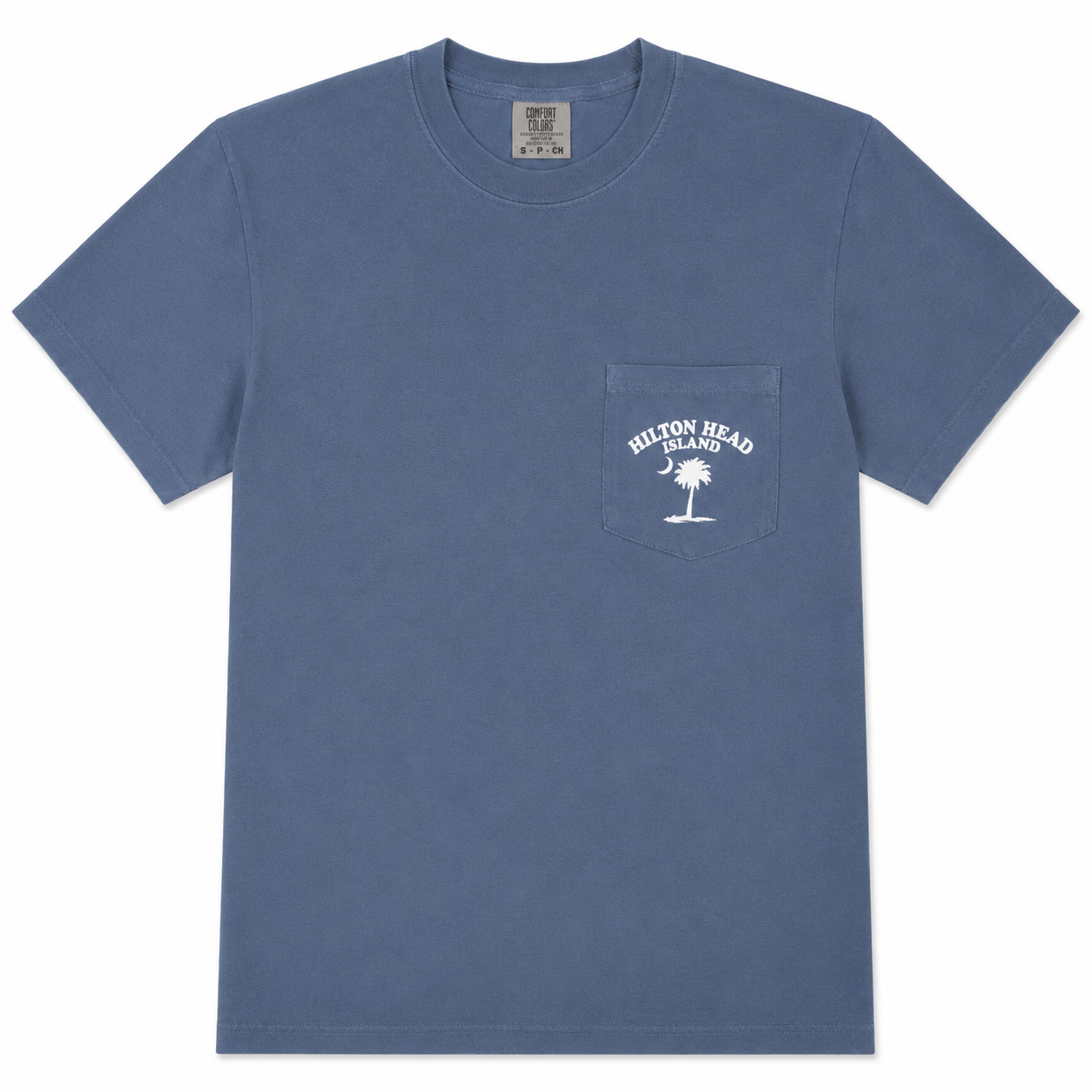 Hilton Head Pennyworth Palm & Moon Pocket T-Shirt