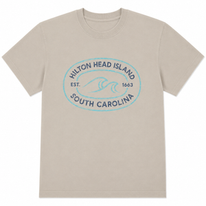 Hilton Head Dalhart Wave Boxy Cut T-Shirt