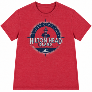 Hilton Head Compass Seal Lighthouse T-Shirt