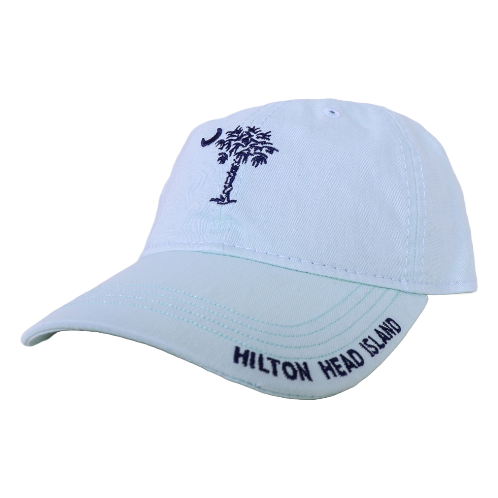 Hilton Head Fishing Hook Hat Cap Legacy 92 Relaced Twill