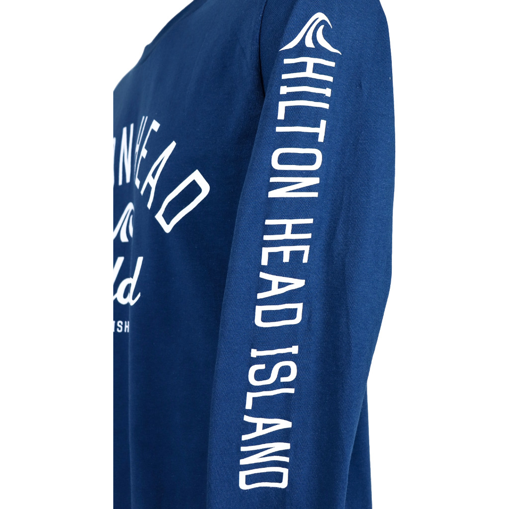 Rhombus Wave Hilton Head Island Long Sleeve T-Shirt