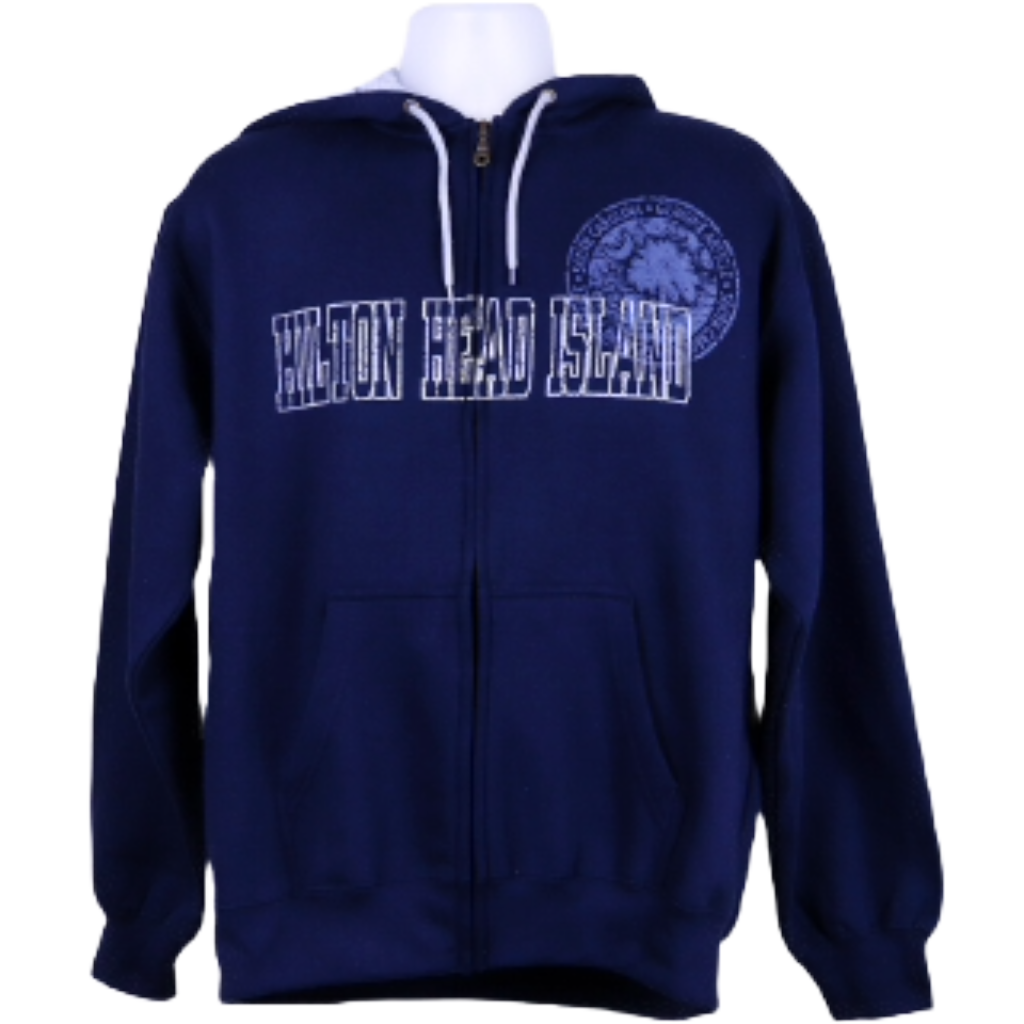 Palm & Moon Hilton Head Island Full Zip Sweatshirt