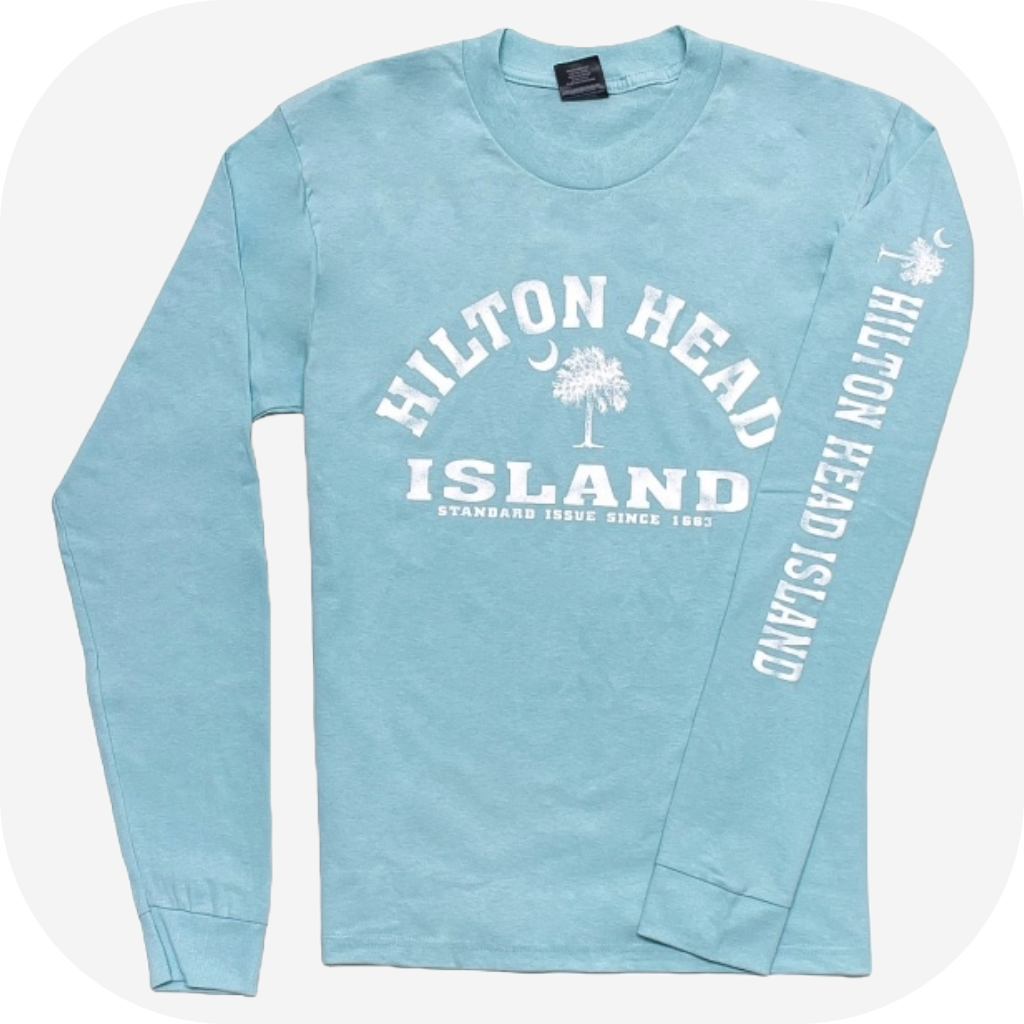 Standard Issue Hilton Head Island Palm Moon Long Sleeve T-Shirt
