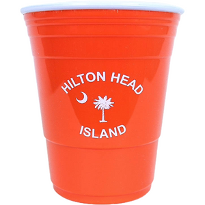 Hilton Head Island Insulated Party Cup with Palm and Moon