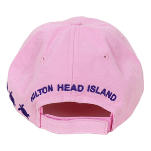 Hilton Head Island Embroidered Dancing Turtle Cap