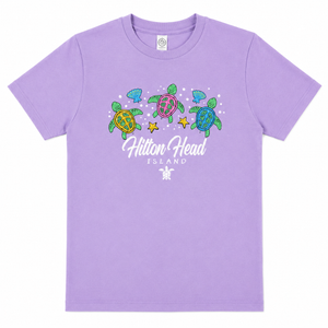 Youth Hilton Head Island Darling Turtle Glow-In-The-Dark T-Shirt