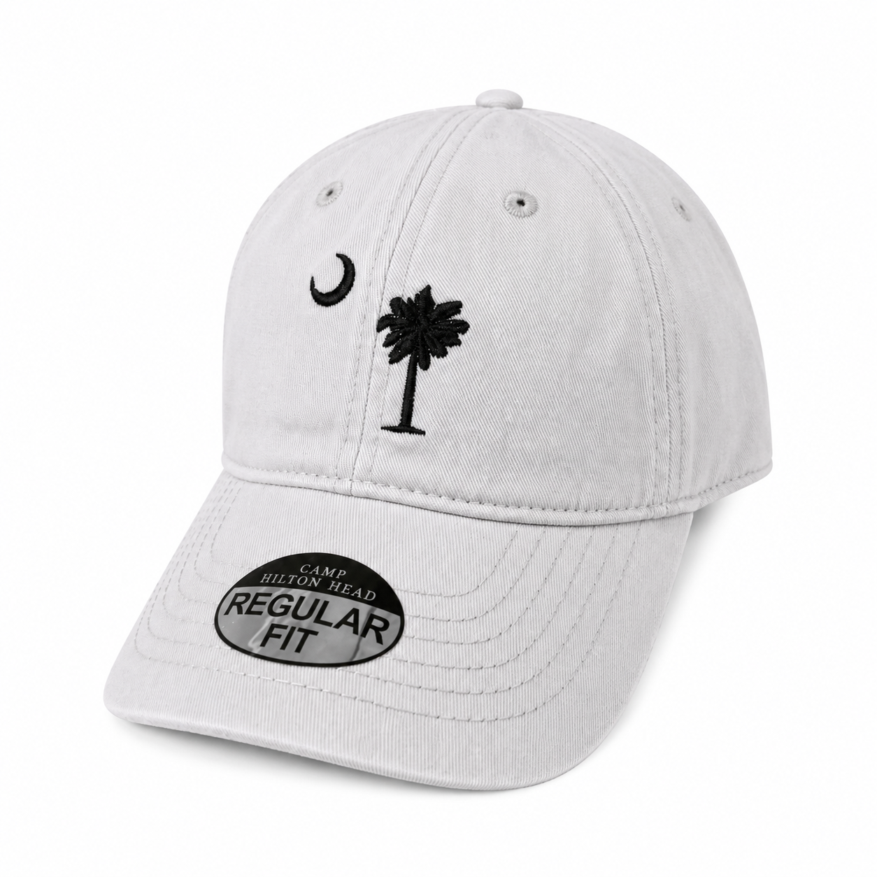 Unisex Palm and Moon Hilton Head Island Hat