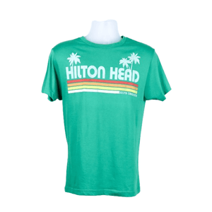 Bueller Stripe Palm Hilton Head T-Shirt
